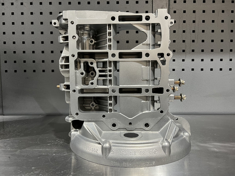 Vapour blasting Engine parts - after
